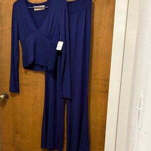 23. Free People Elegant Navy Women's 2 Piece